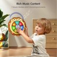 thumbnail image 5 of Juguete musical para bebé, juguete educativo con sonidos y luces, instrumento musical para niños, juguete de tambor musical electrónico, regalo de desarrollo de actividades para bebés para, 5 of 5