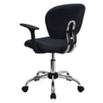 thumbnail image 3 of Scranton & Co Mid-Back Mesh Task Office Chair with Arms in Gray, 3 of 5