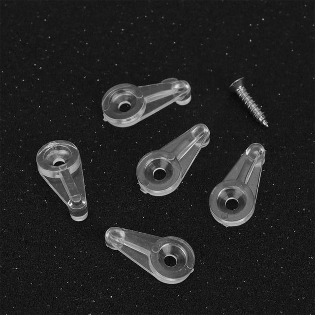 OUNONA 30 Pcs Clips de Miroir pour Projets d'Amélioration de la Maison Transparents et Durables