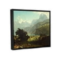 thumbnail image 2 of Stupell Industries Lake Lucern Albert Bierstadt Classic Fine Landscape Painting Painting Jet Black Floating Framed Canvas Print Wall Art, Design by one1000paintings, 2 of 5