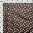 thumbnail image 3 of oneOone Velvet Pink Fabric Dog Sketch Craft Projects Decor Fabric Printed By The Yard 58 Inch Wide, 3 of 5