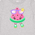 thumbnail image 4 of Inktastic Cute Watermelon with Sunglasses Boys or Girls Baby T-Shirt, 4 of 5