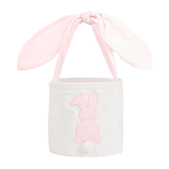 Easter Rabbit Containing And Egg Rabbit Canvas Tote For Easter Egg Candy Storage