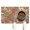 White-28, variant on Dog Food Mat with Retro Paisley Floral Ethnic Paisley Ornament Abstract Paisley Art Design, Durable Waterproof Absorbent Non-Slip