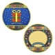 thumbnail image 2 of Moneda conmemorativa de feliz cumpleaños con diseño de caja de regalo, 2 of 3
