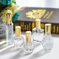 thumbnail image 3 of Botellas de perfume H&D HYALINE & DORA Vintage Glass, juego de 5, 3 of 9
