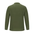 thumbnail image 5 of Yiliang Plus Size Sweaters for Men Fall and Winter Long Sleeve Warm and Thermal Top Clothes ,Army Green,4XL, 5 of 6