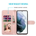 thumbnail image 3 of Takfox For Samsung Galaxy S22 / S22 Plus Wallet Case, With RFID Blocking Leather Credit Card Holder Slots Flip Folio Book [Detachable Magnetic] Case Shockproof Cover,Pink, 3 of 7
