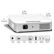 Artograph Flare 500 4K Art Projector with Remote, White