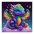 thumbnail image 1 of Diamond Painting 5D DIY Full Round Drill Pterosaur Kit Decoración del hogar (A2766) Hugtrwg Para estrenar, 1 of 9