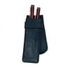 Royce Leather 913-BLACK-5 Double Pen Case - Black