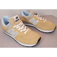 thumbnail image 3 of Men's Size 10.5 New Balance 574 Low Brown Grey Sneakers U574PGW Womens 12, 3 of 6