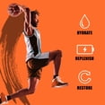 thumbnail image 3 of GAMEPLAN® Sports Drink Orange, 20 fl oz 8pk, 3 of 5