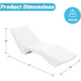 thumbnail image 2 of Pool Lounger, in-Pool Chaise Lounger, Use in Pools with Shelves Up to 9 Inches Deep or Outside Pool Deck, Pool Lounge Chair for Sun Shelf, in-Pool Chaise Lounge Chairs, 2 of 8