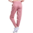 thumbnail image 4 of MixMatchy Women's Solid Cozy Velboa Jogger Sweatpants, 4 of 4