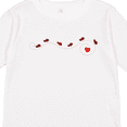 thumbnail image 4 of Inktastic Ladybug Trail Girls Long Sleeve Toddler T-Shirt, 4 of 5