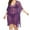 Womens Swimsuit Cover-Ups Clearance Purple, variant on BSDJILFG Swim Suit Cover Ups for Women 2025 Plus Size Swimwear Loose Fit Crewneck Mesh Sheer Crochet Textured Ribbed Knit Top Beachwear Bathing Suits