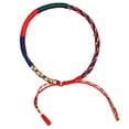 thumbnail image 1 of MasteelfCA 1Pc Handmade Four-color Bracelet Creative Red String Bracelet Lady Wrist Chain Woman Anklet (Colorful), 1 of 8