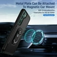 thumbnail image 2 of [PST] Étui pour Motorola Moto G Pure 2021, Étui Rigide Magnétique Robuste avec Béquille et Support Anneau, 2 of 4