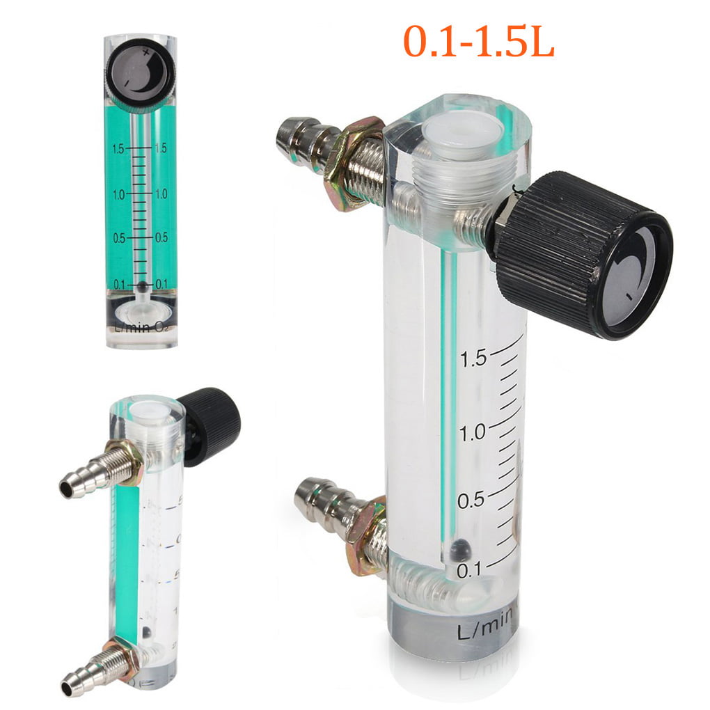 Household Oxygen Non-pulsating Flowmeter 0.1-1.5L Measuring Device Tools 