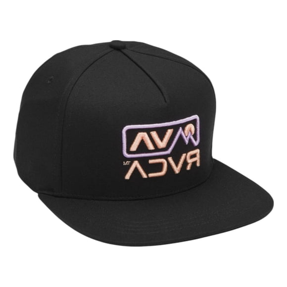 Gorra Rvca Hombre Mnt Rvca Negro Snapback Negro Único