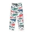 thumbnail image 4 of Xecao Colorful Shark Men's Straight Lounge Pajama Pants: The Ultimate in Comfortable Sleepwear, 4 of 9