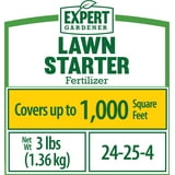Expert Gardener Lawn Starter Lawn Food, 24-25-4 Fertilizer, 3 lb ...