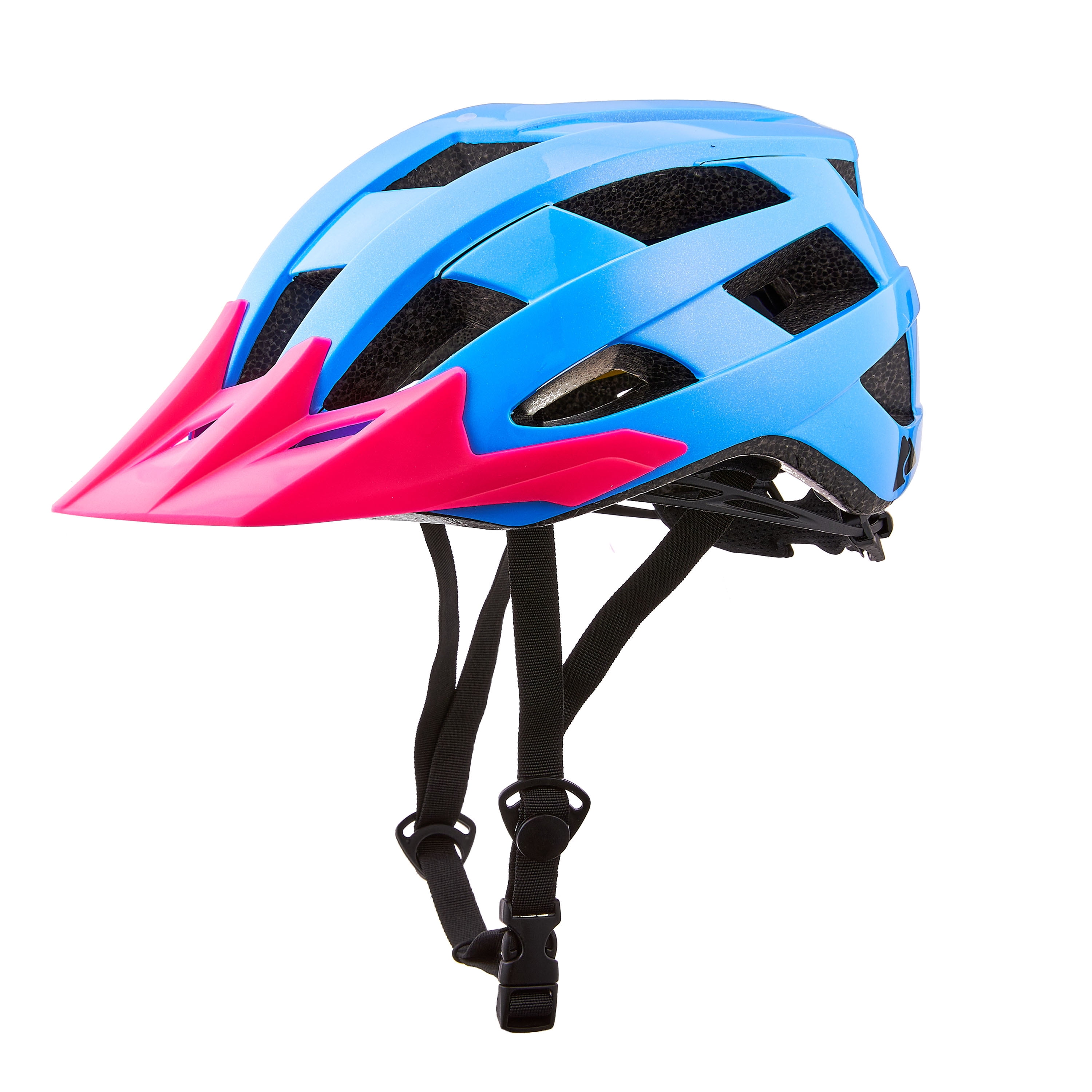 Ozark Trail Youth Bike Helmet, Pink and Blue (Ages 8+)