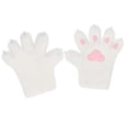 thumbnail image 3 of Guantes de animales, guantes de disfraz, manos, patas, accesorios para fotos, guantes para adultos, mitones para Blanco, 3 of 9