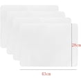 thumbnail image 2 of 12 PCS (43X28cm) -Manteles individuales de plástico transparente para cocina infantil, reutilizables, transparentes, antideslizantes y resistentes al calor BRILLAR  Rojo Verde, 2 of 5