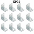 thumbnail image 3 of 12 X Small L-Shaped Right Angle Corner Drawer Shelf Wall Bracket 15*20*20Mm, 3 of 8