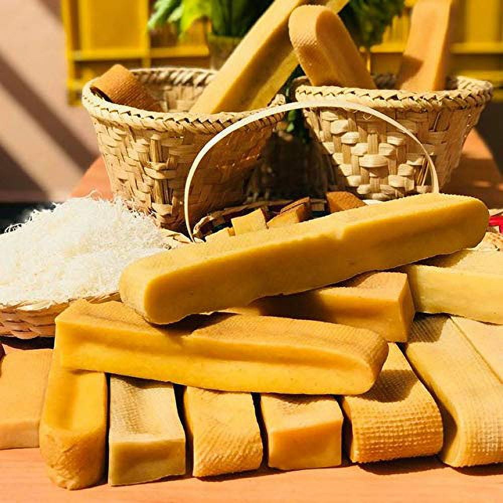 Snow Hill Himalayan Yak Cheese Dog Chews Monster/XXL 3 lbs Pack Long Lasting, Gluten GMO Free Protein-Rich Fresh Yaky Golden Cheese Bone Treats Improved Oral Health of Dogs - Himalayas, Nepal