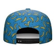 thumbnail image 4 of Banana Snapback Hat - Sweet Tropical Fruit Print Adjustable Cap, Kawaii Banana Lover Design with Cute Cartoon Aesthetic, 4 of 8