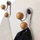 thumbnail image 1 of Magnetic Wood Ball Hooks No Drill Strong Magnet Hanger For Refrigerator Fridge Door Cabinet Rustproof Metal Towel Hanger For Home Kitchen Entryway, 1 of 6