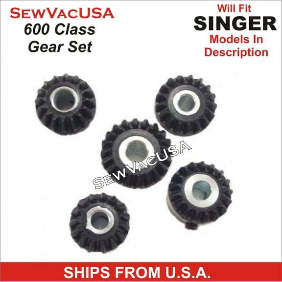 Singer Compatible Gear Set Fits Singer 600 Class Touch & Sew & More See Description