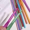 thumbnail image 1 of Juego de ganchillo para suéter de una sola cabeza de alúmina de metal de 12 colores, herramientas para tejer a mano con gancho para bufanda, 1 of 4