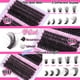 thumbnail image 3 of Kit de extensión de pestañas Focipeysa Fluffy Lash 70D 80D 90D 10-18 mm, 3 of 8