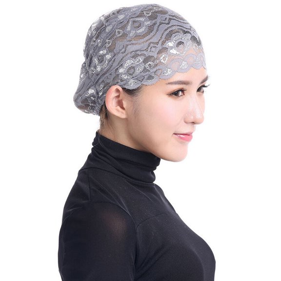 BEFOKA Hijab Undercap for Women, Islamic Muslim Under Hijab Cap Pre Tied Turban Underscarf Solid Undercap Bonnet Inner Head Scarf Head Wraps Hair Turbans for Women Headwears Sleep Cap