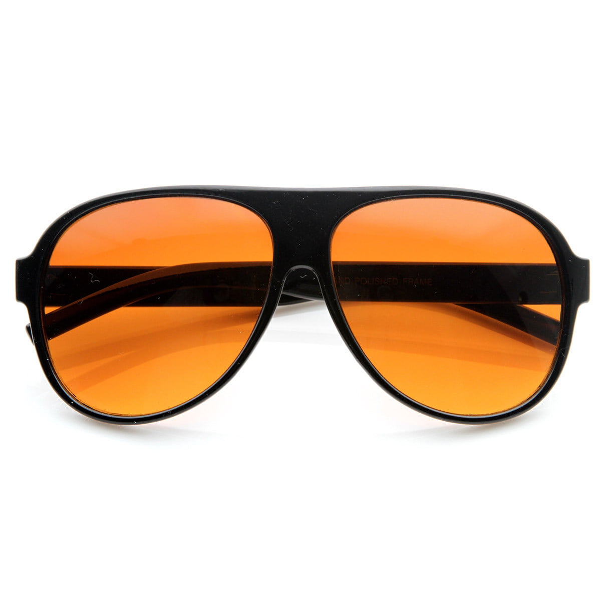 Sunglasses Eyewear Cool Sharp Retro Look Aviator Plastic Lens Lightweight PD08