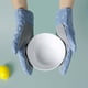 thumbnail image 5 of 2 guantes para hornear, microondas, horno, barbacoa, cocina, horno, agarraderas Azul, 5 of 9