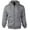 Light Grey, variant on Boys Kids Athletic Soft Sherpa Lined Fleece Zip Up Hoodie Sweater Jacket (Navy, XL)