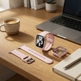 thumbnail image 3 of 3-in-1 Compatible for Apple Watch Band 40mm 41mm 42mm 44mm 45mm 46mm, Soft Silicone Sport Strap for iWatch Series SE 11 10 9 8 7 6 5 4 3, 3 of 6