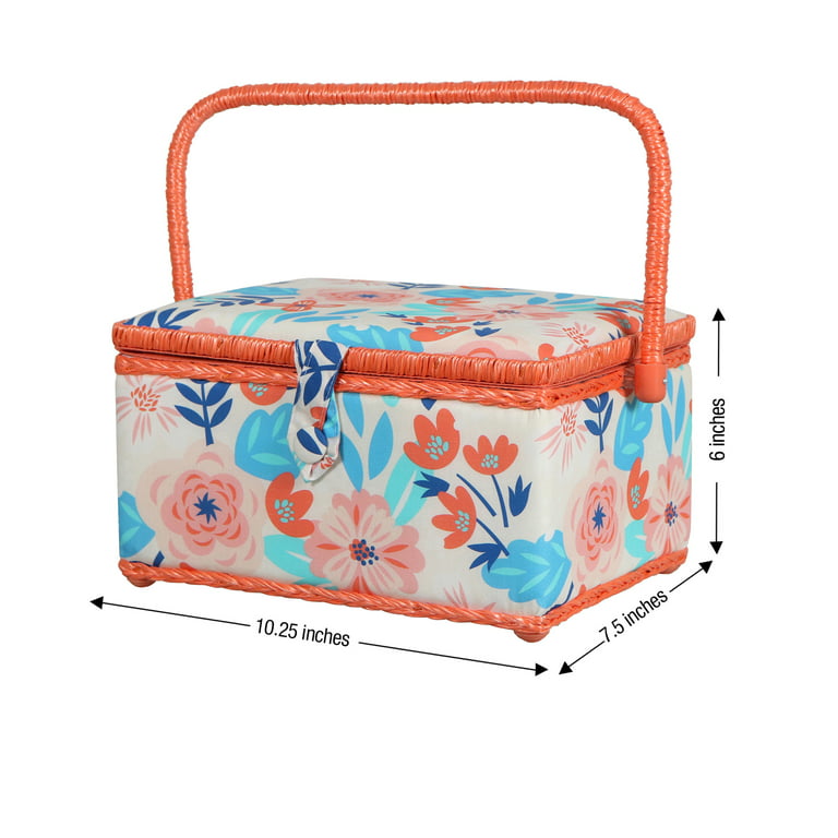  Large Sewing Basket with Accessories Sewing Kit