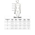 thumbnail image 6 of INSPIRE CHIC Women's Square Neck Blouses Sheer Mesh Long Sleeve Slim Fit Textured Ruched Top L Black, 6 of 7