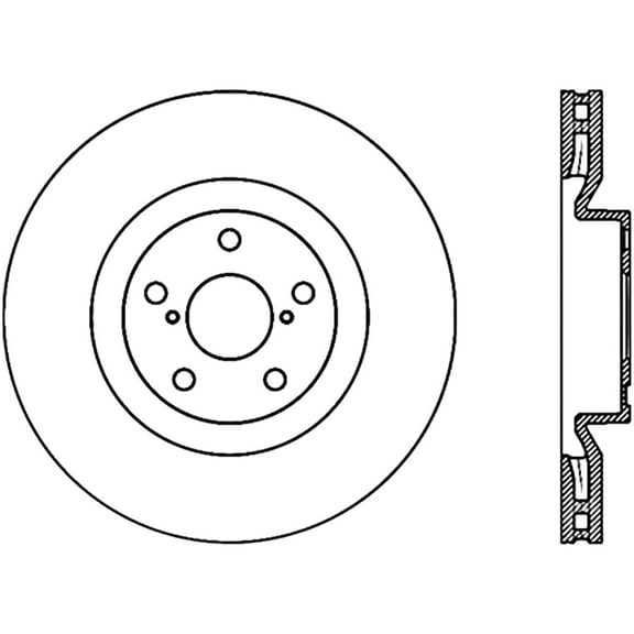 Centric 125.44171 Centric Premium High Carbon Alloy Disc Brake Rotors