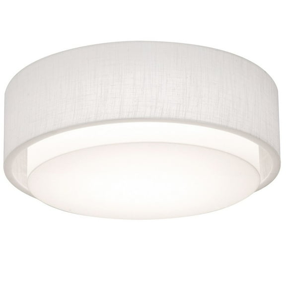 AFX Sanibel 16'' Flush Mount Linen White