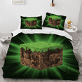 thumbnail image 1 of siniker Bedding Set Kids Quilt Cover 3D Cartoon Playing Bed Cover Set with Pillowcase and Zipper Closure, 1 of 2