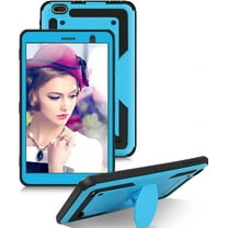 SOATUTO for Gateway Tab 8" Case FOXXD T8 Sunshine T1 Elite Tablet Case Shockproof Rugged Hybrid Case with Stand for NUU Tab 8 T0801L T0802/TECLAST P80H P80X Mix/VUCATIMES N8/Qlink Scepter 8 inch,Blue