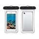 thumbnail image 2 of Funda para teléfono móvil con pantalla táctil, ideal para buceo, natación, 30 metros de resistencia IPX8, compatible con teléfonos de menos de 7 pulgadas. 2 fundas impermeables., 2 of 9