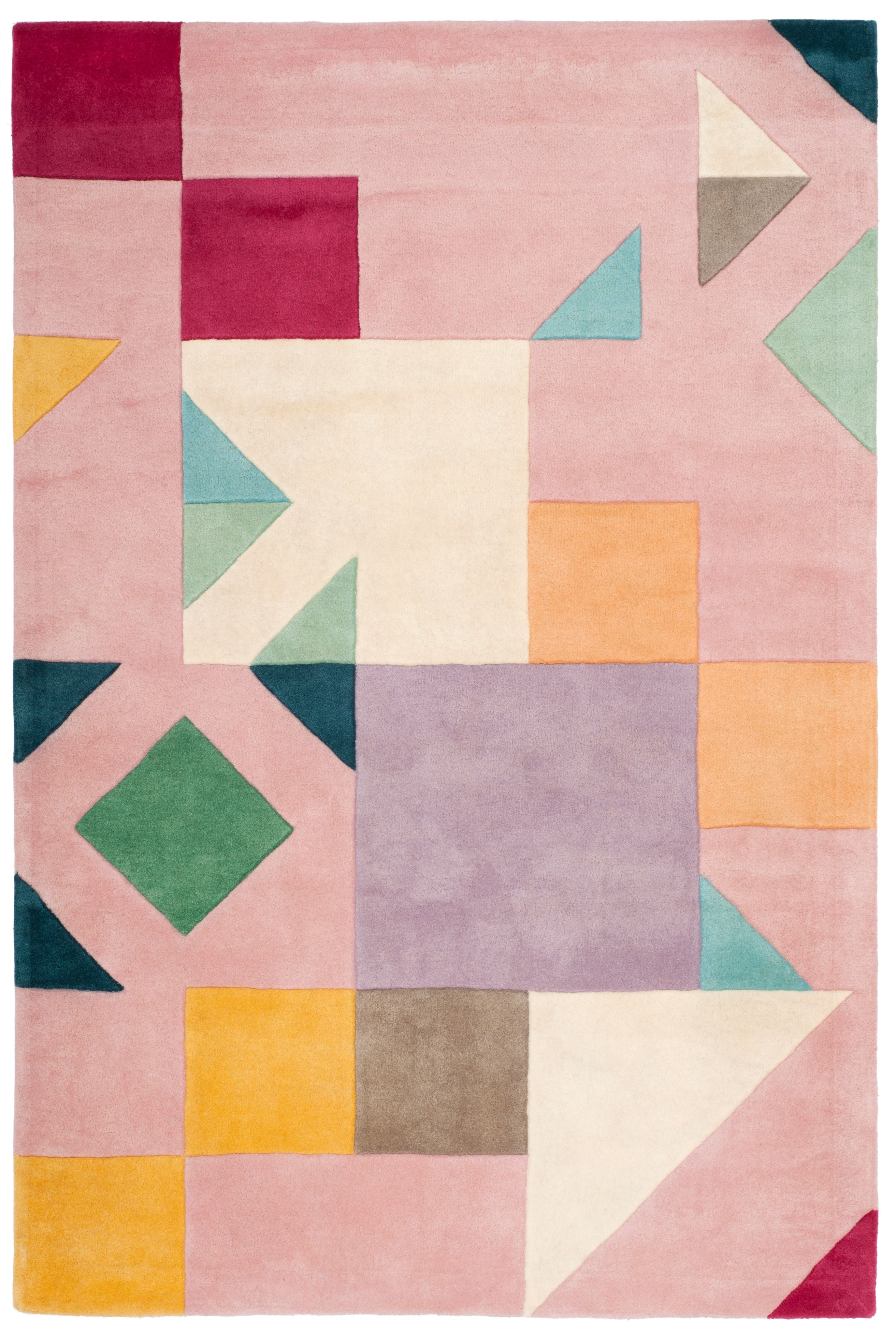 SAFAVIEH Fifth Avenue Giuseppe Southwestern Area Rug, Pink/Multi, 4' x 6'